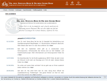 Tablet Screenshot of praxis-booz.de